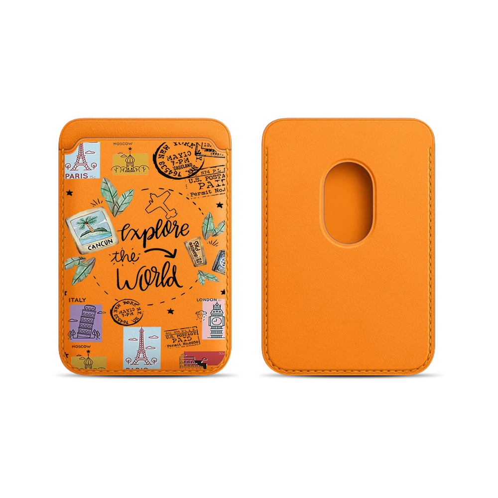 Phone Cases With Wallet On Back - Trend INS Leather Card Wallet Cover