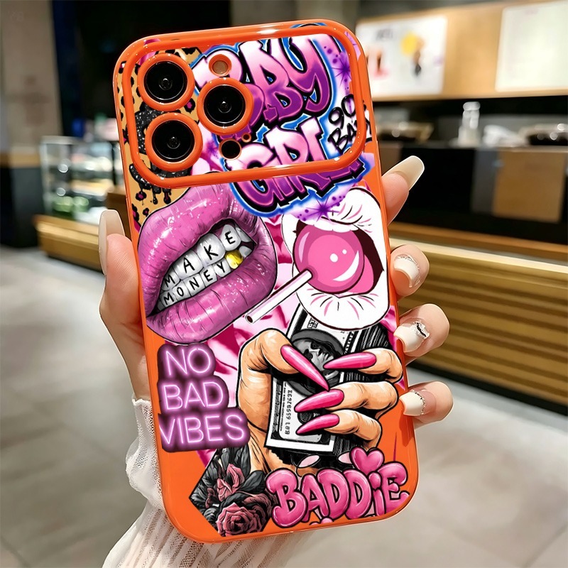 Phone Cases Unique - Hip Hop Pink Lips Baby Girl