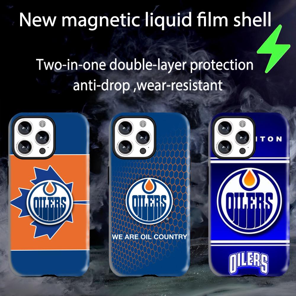 Phone Cases Edmonton - Edmonton Oilers Phone Case Magnetic 2-in-1