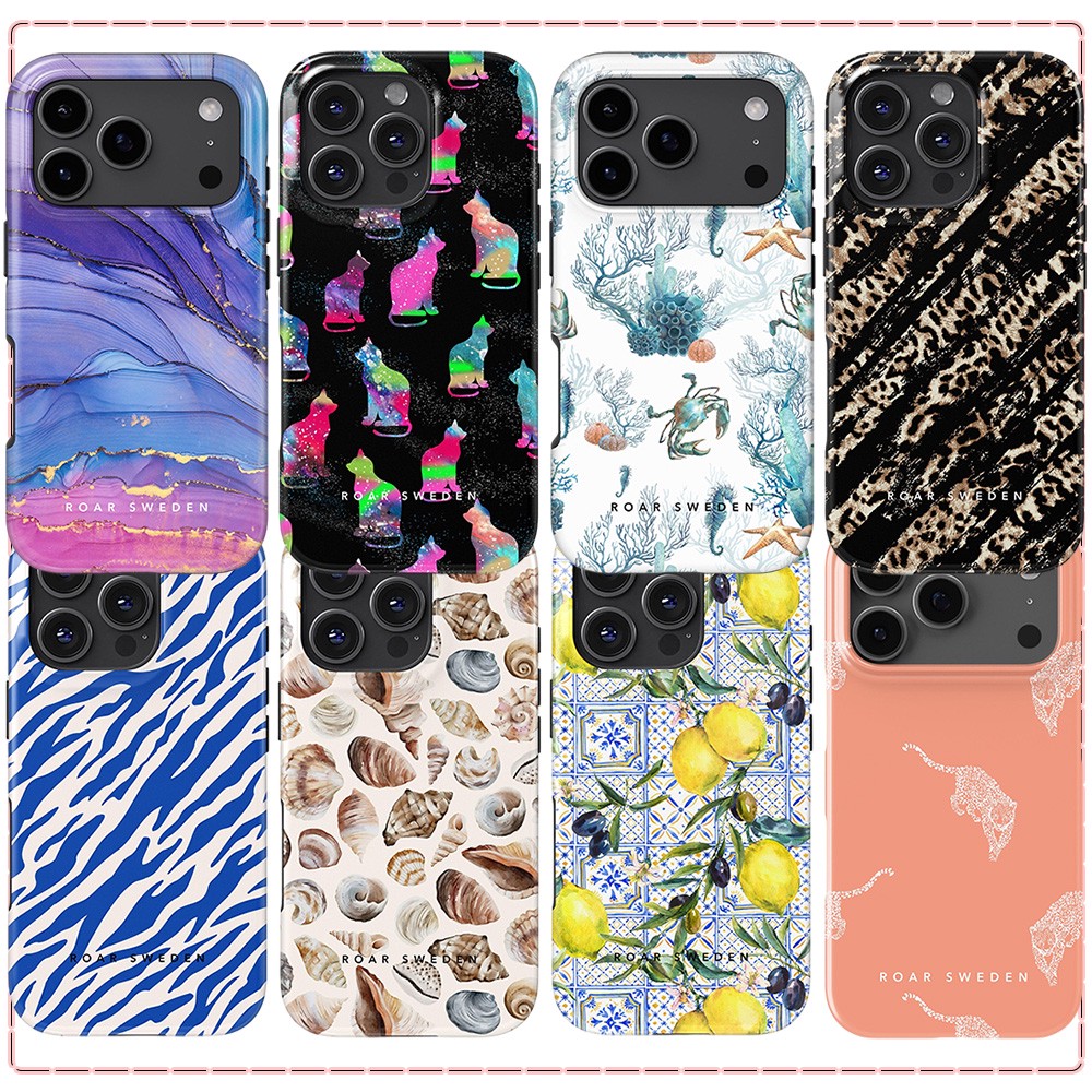 Phone Cases Sweden - Roar Sweden Purple Marble Phone Case