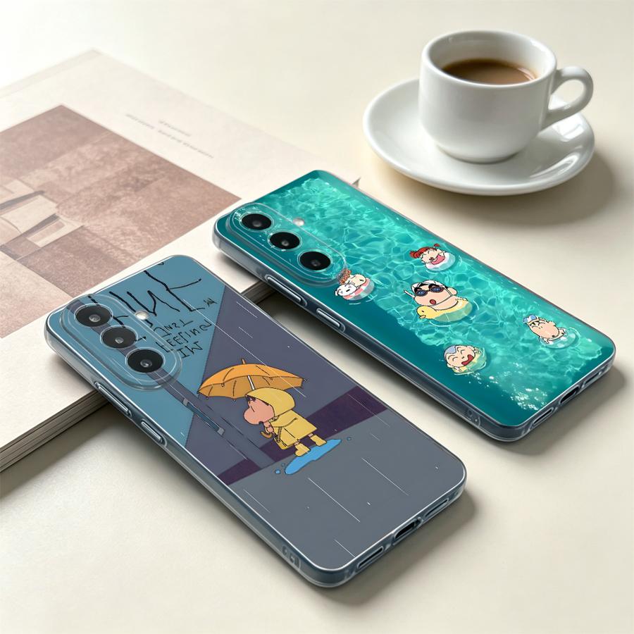 Phone Cases For Samsung Galaxy - Yellow Umbrella Boy Phone Cover Case