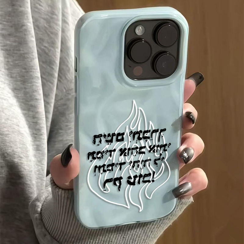 New Fashion Flame Pattern Sili - огляд і ціна Phone Cases Trending