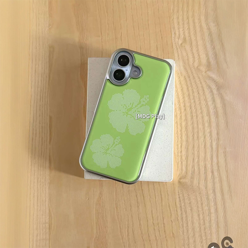 Korean Green Background Flower - огляд і ціна Phone Cases Green