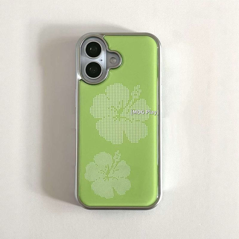 Korean Green Background Flower - огляд і ціна Phone Cases Green