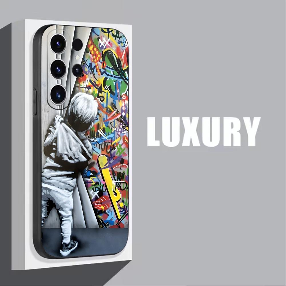 Banksy Graffiti Art  Phone Cas - огляд і ціна Phone Cases Samsung S24