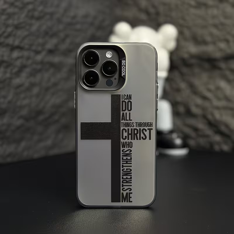 Anti Fingerprint Cross Bible P - огляд і ціна Phone Cases Popular