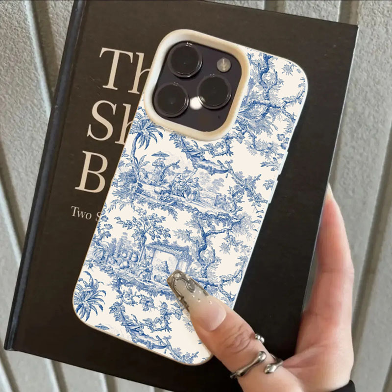 Fashion Blue White Porcelain P - огляд і ціна Phone Cases Trending