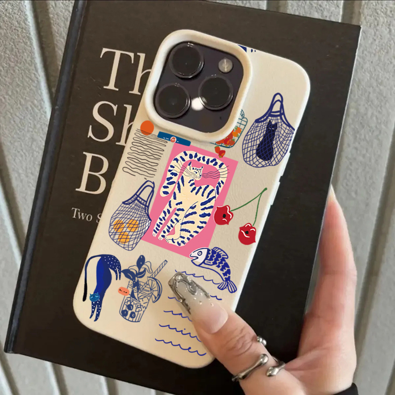 Cute Cherry Cat Print Phone Ca - огляд і ціна Phone Cases Unique