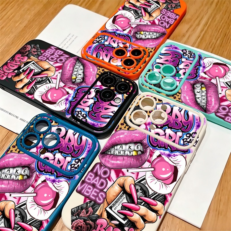 Hip Hop Pink Lips Baby Girl Gr - огляд і ціна Phone Cases Unique