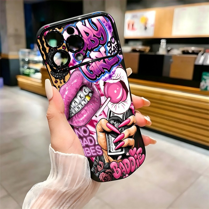 Hip Hop Pink Lips Baby Girl Gr - огляд і ціна Phone Cases Unique