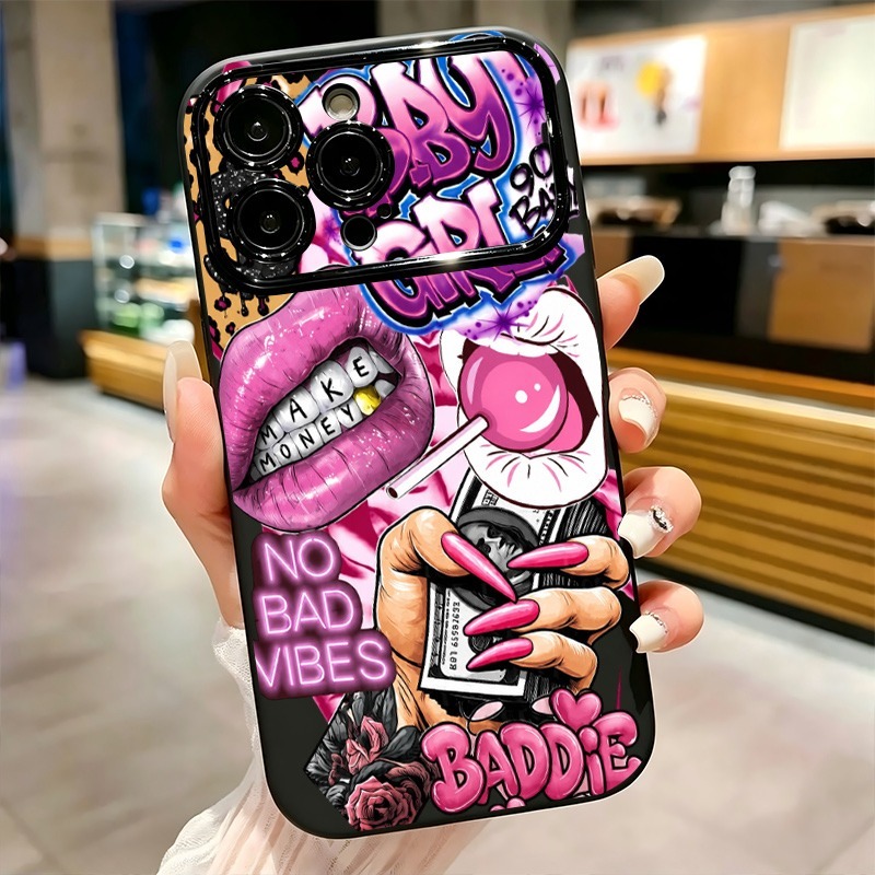Hip Hop Pink Lips Baby Girl Gr - огляд і ціна Phone Cases Unique