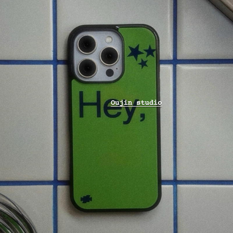 Korean Ins Green Background 