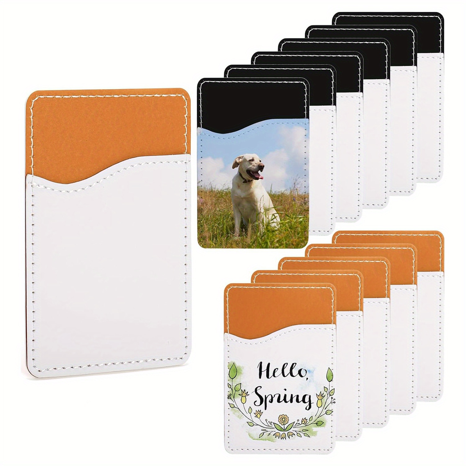 5/10pcs Sublimation Blanks Pho - огляд і ціна Phone Cases With Wallet On Back