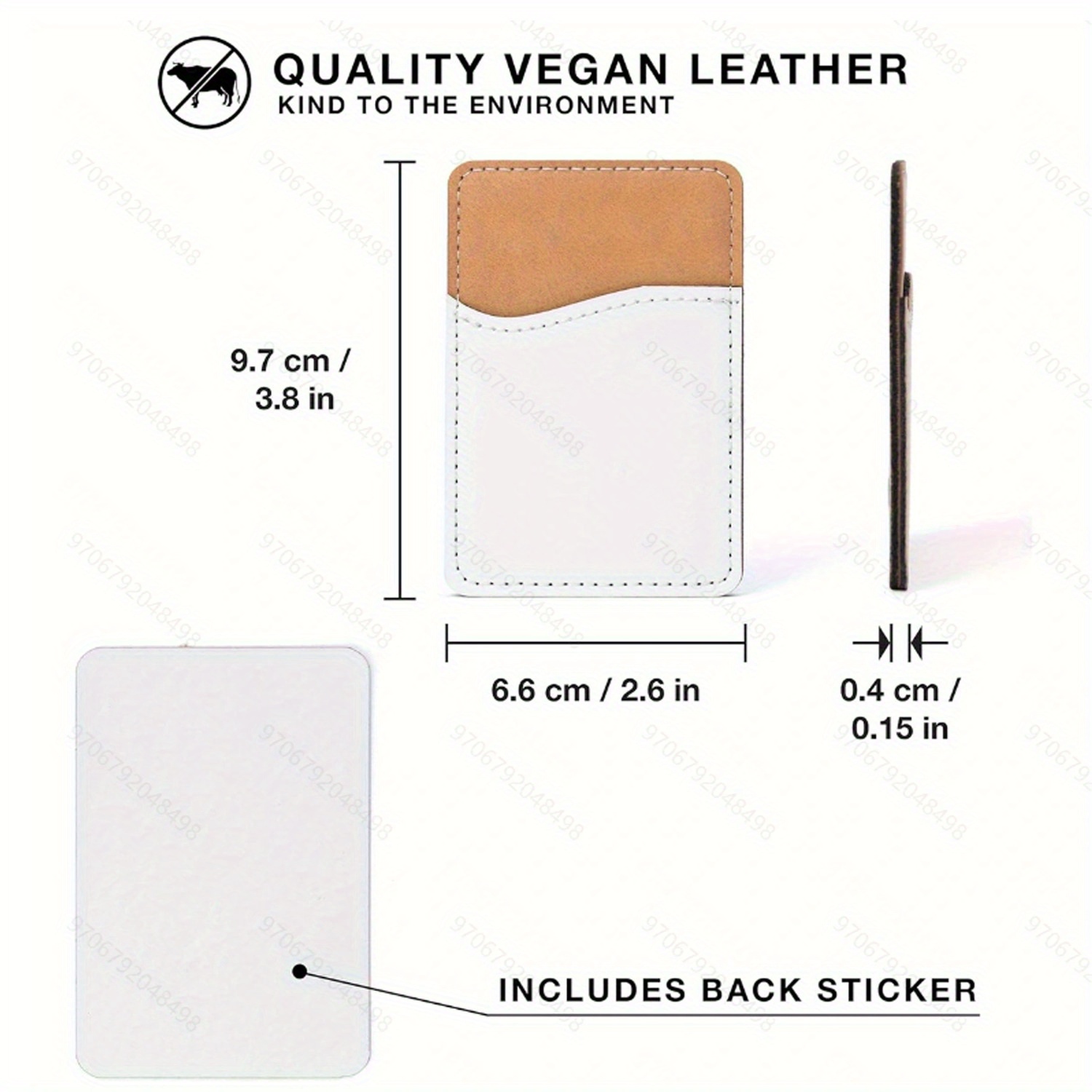 5/10pcs Sublimation Blanks Pho - огляд і ціна Phone Cases With Wallet On Back