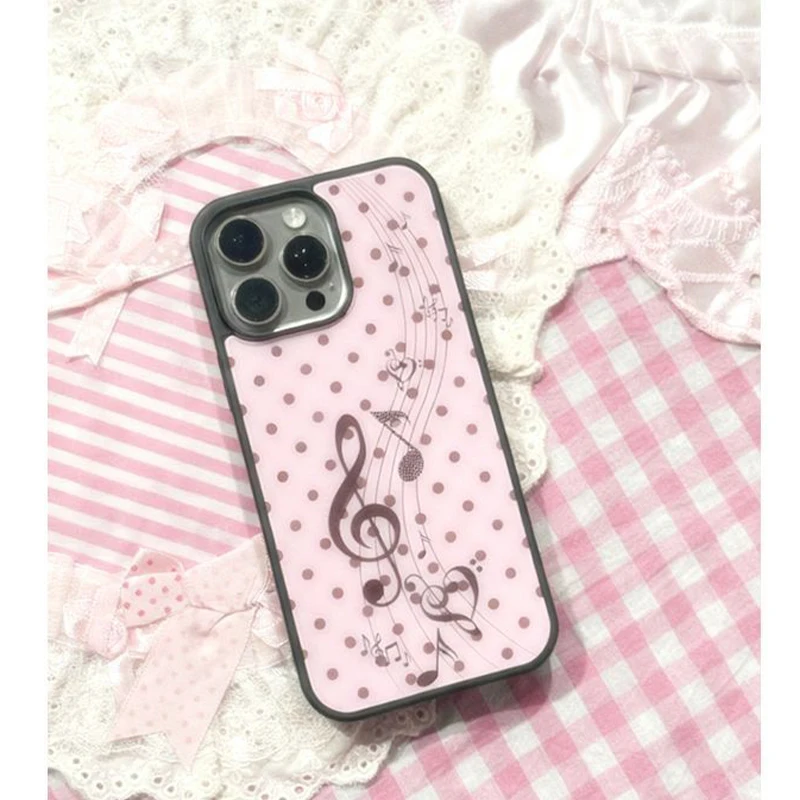 Korean ins Pink Brown Polka Do - огляд і ціна Phone Cases For Girls
