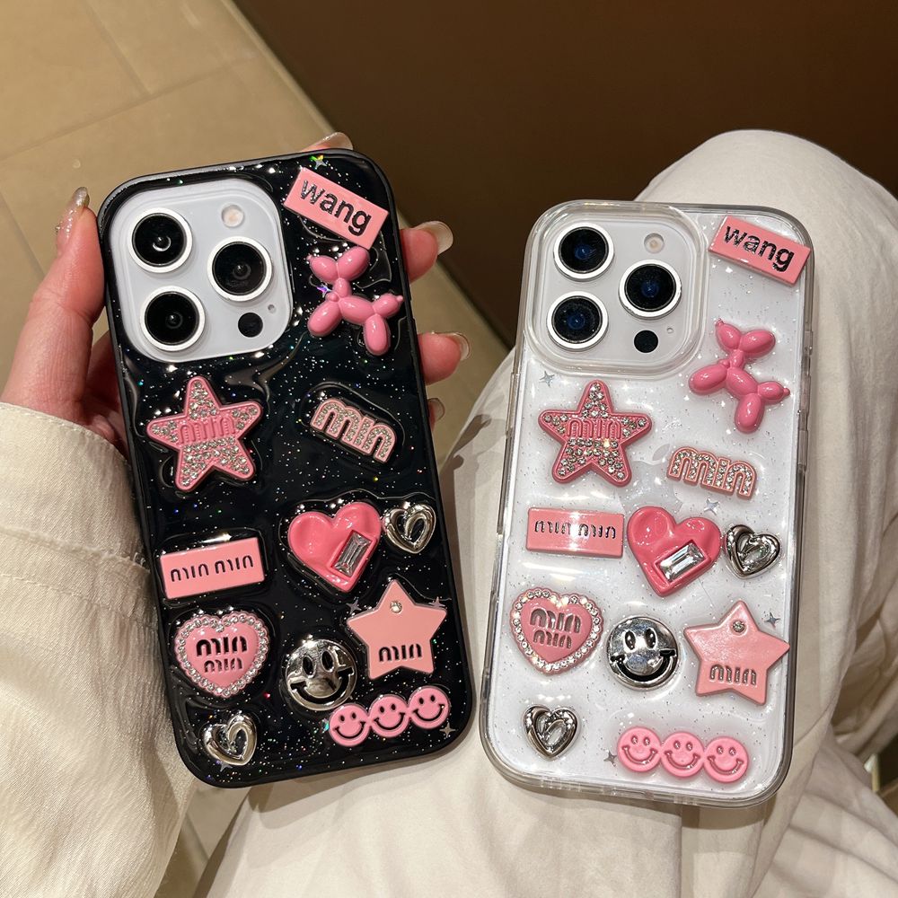 Cute 3D Love Heart Y2K Star Sp - огляд і ціна Phone Cases Dior