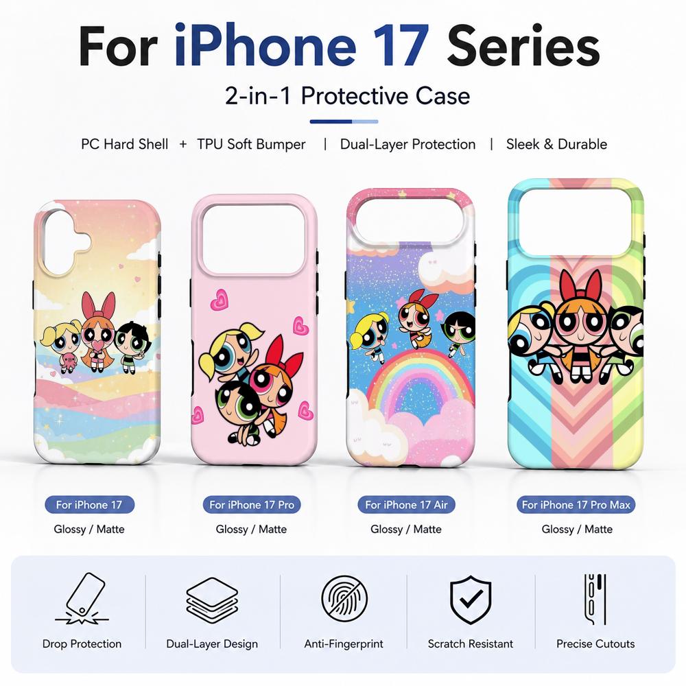 Anime P-Powerpuff Girls Phone  - огляд і ціна Phone Cases For Girls