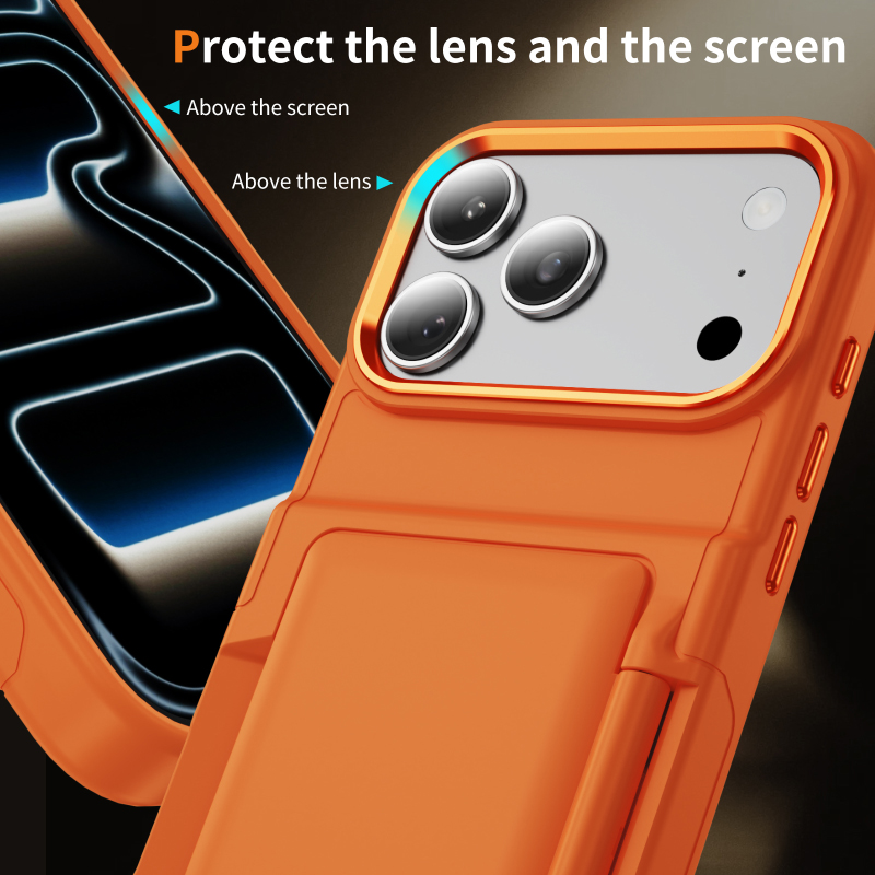 New Solid Color Frosted PC Wal - огляд і ціна Phone Cases With Wallet On Back