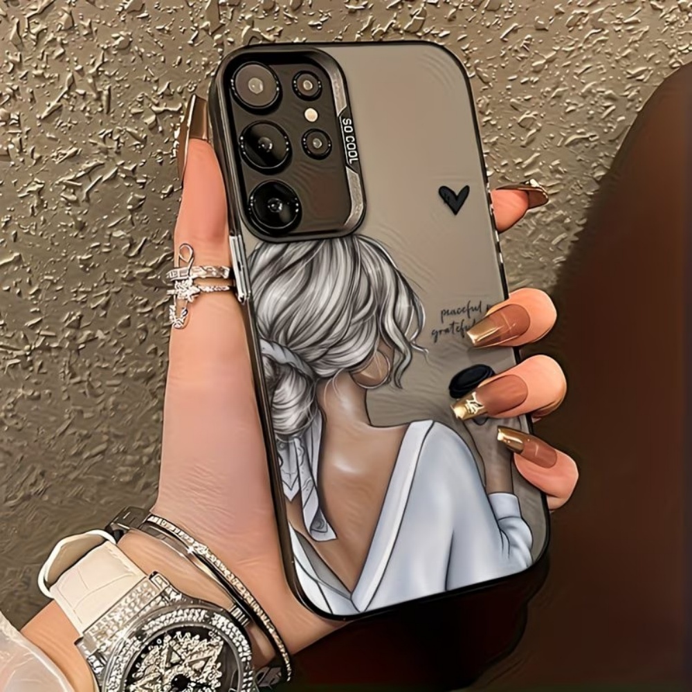 Peaceful Grateful Girl Print P - огляд і ціна Phone Cases For Girls