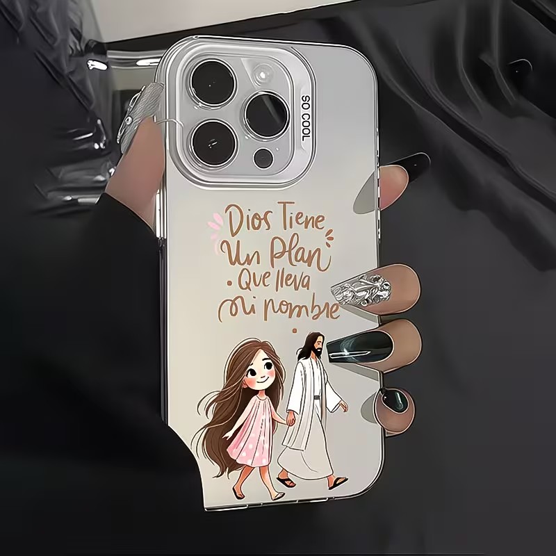 Cute Girl Walking With God Mat - огляд і ціна Phone Cases For Girls