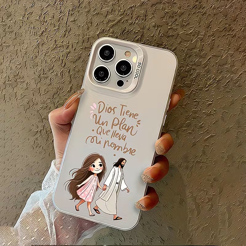Cute Girl Walking With God Mat - огляд і ціна Phone Cases For Girls