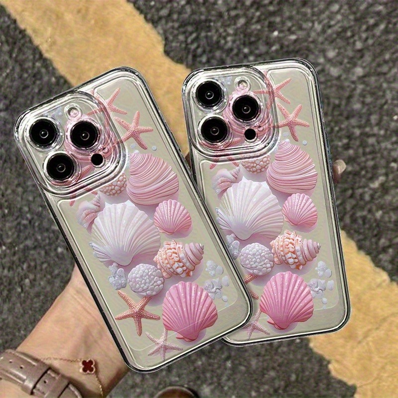 Trendy Pink Seashell Phone Cas - огляд і ціна Phone Cases Trending