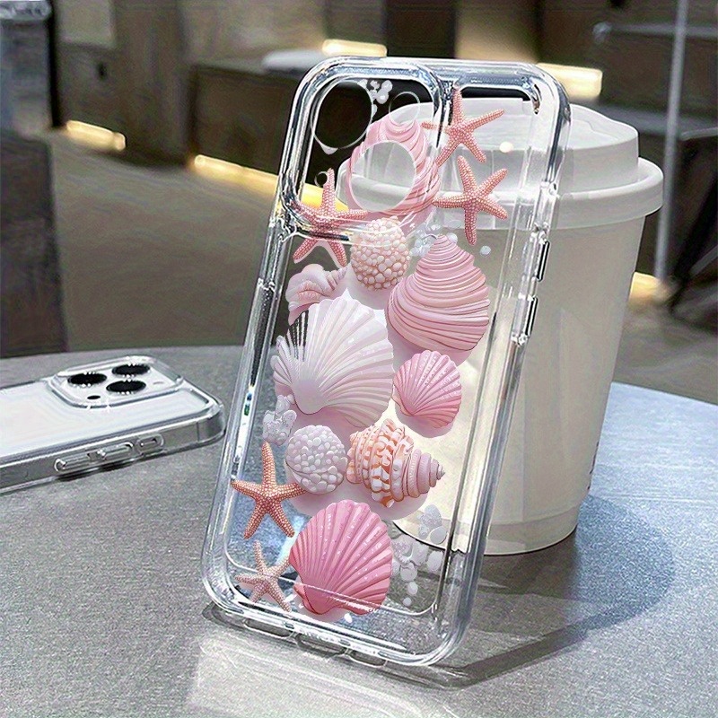Trendy Pink Seashell Phone Cas - огляд і ціна Phone Cases Trending