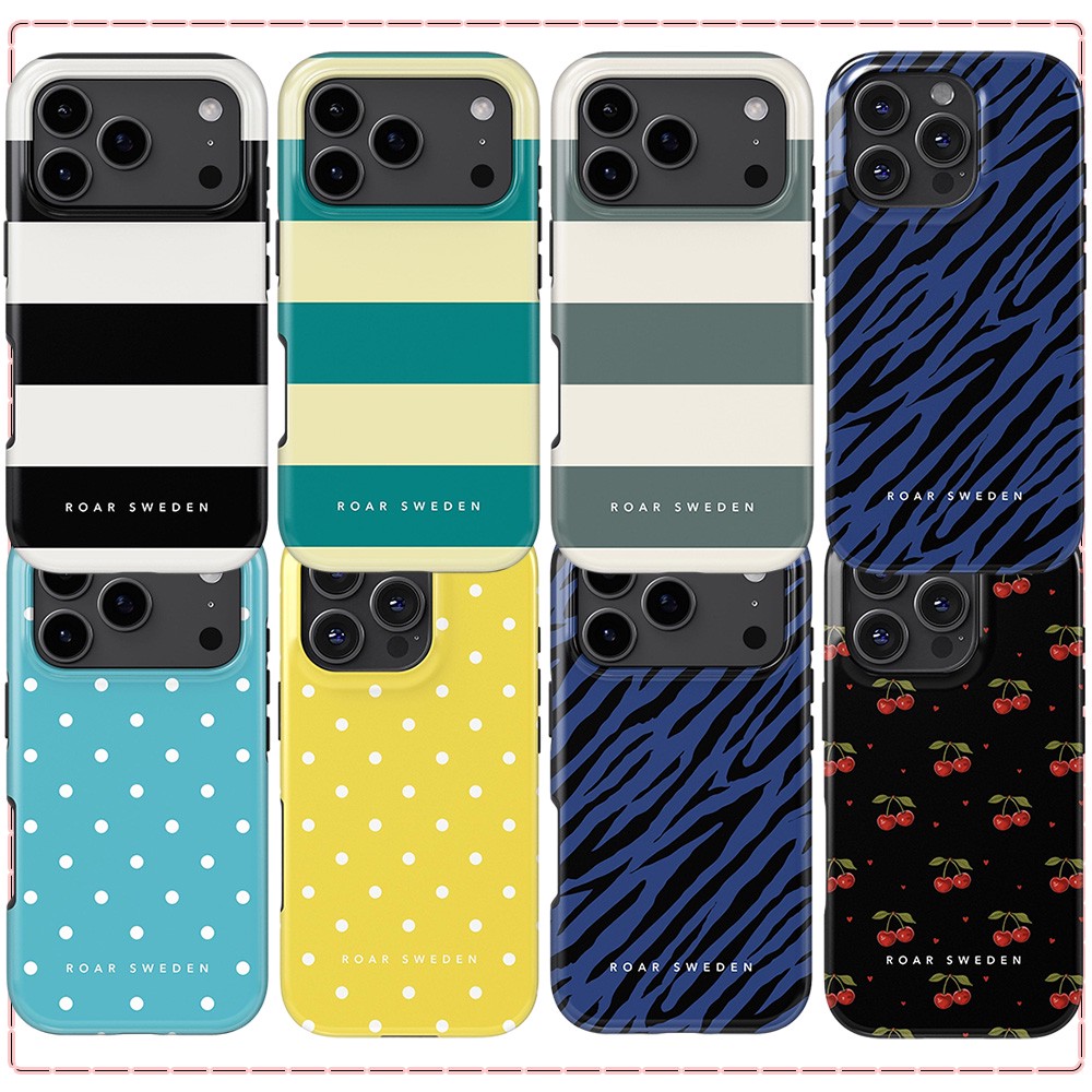 Roar Sweden Blue Polka Phone C - огляд і ціна Phone Cases Sweden