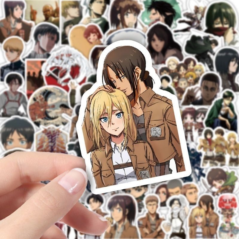 60Pcs Attack on Titan Anime St - огляд і ціна Phone Cases Beach