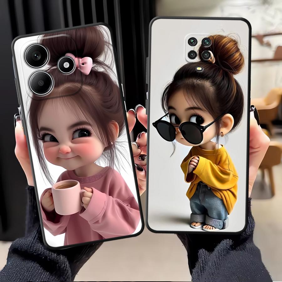 Cartoon Girl Pattern Funda Pho - огляд і ціна Phone Cases For Girls