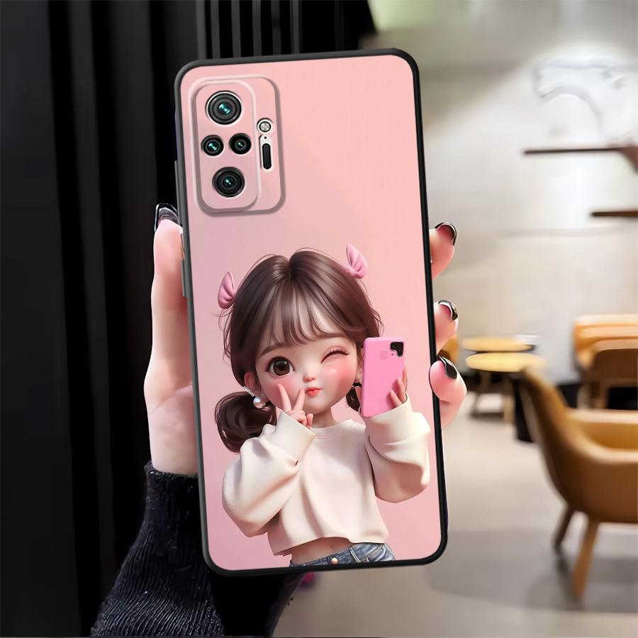 Cartoon Girl Pattern Funda Pho - огляд і ціна Phone Cases For Girls