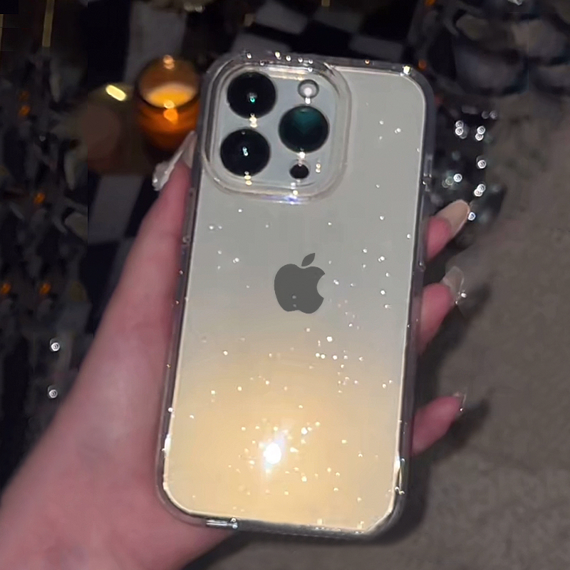 Transparent Simple Glitter Pho - огляд і ціна Phone Cases Unique