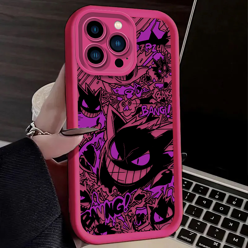 P-Pokemon Gengar Graffiti Phon - огляд і ціна Phone Cases Popular