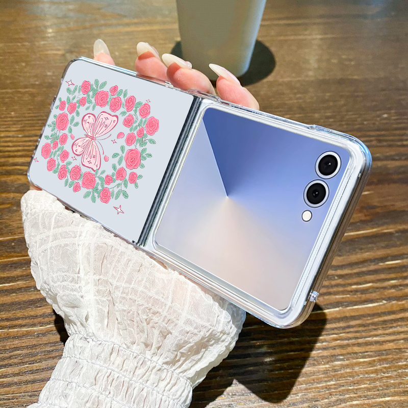 Pink Flowers Pattern Phone Cas - огляд і ціна Phone Cases Z Fold 5