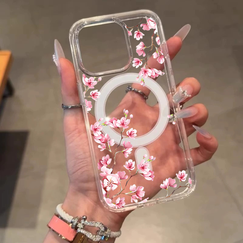 Luxury Pink INS Flowers Case F - огляд і ціна Phone Cases Luxury