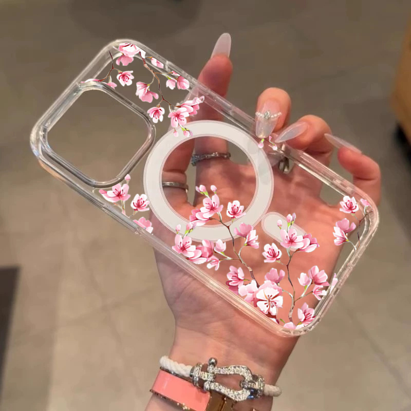 Luxury Pink INS Flowers Case F - огляд і ціна Phone Cases Luxury