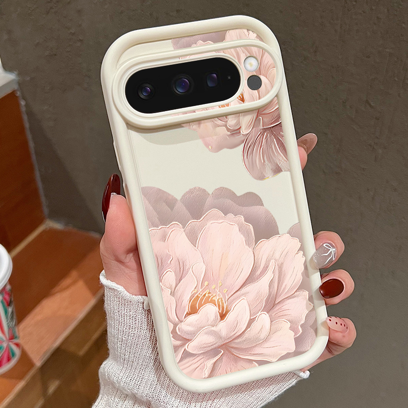 Pink Flowers Patterned Soft TP - огляд і ціна Phone Cases Pixel 9A