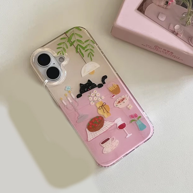 Ins Girl Cute Dining Table Lit - огляд і ціна Phone Cases For Girls