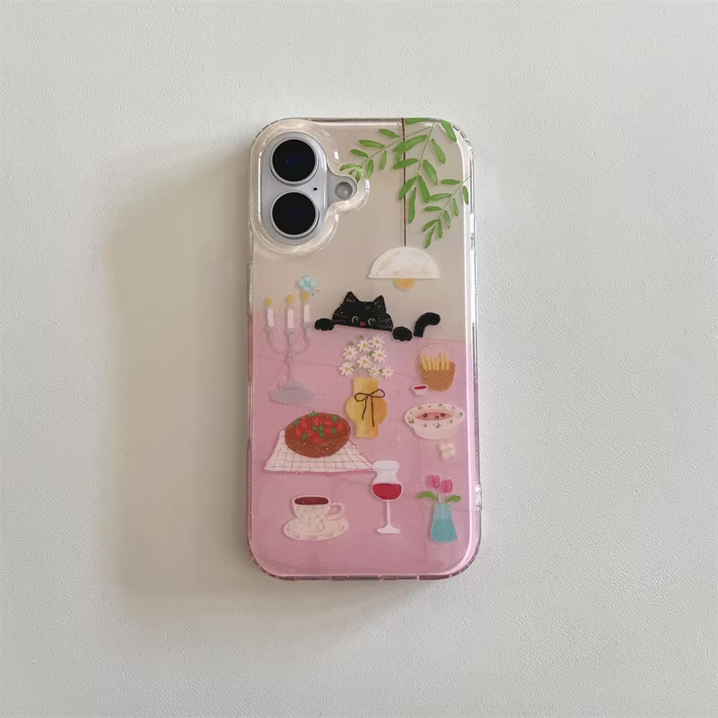 Ins Girl Cute Dining Table Lit - огляд і ціна Phone Cases For Girls