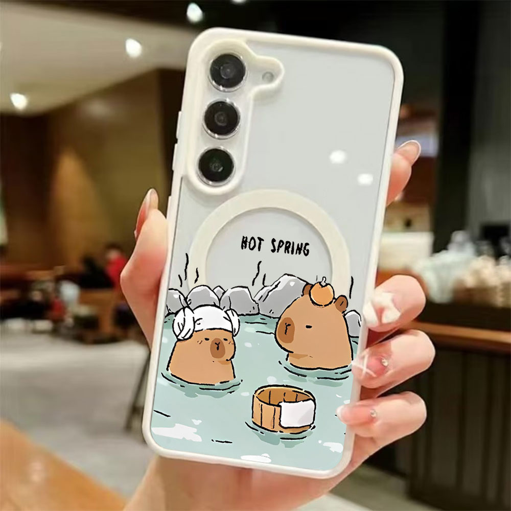 Color Transparent Magnetic Pho - огляд і ціна Phone Cases For Samsung Galaxy