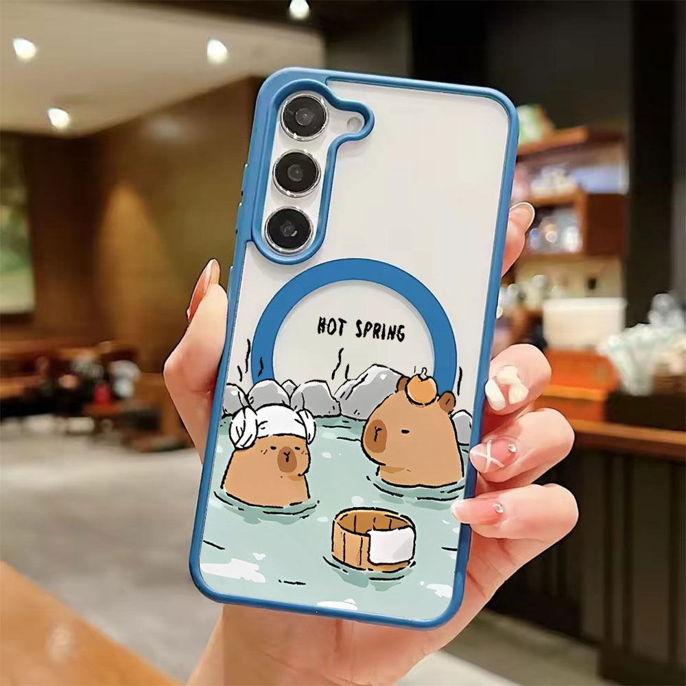 Color Transparent Magnetic Pho - огляд і ціна Phone Cases For Samsung Galaxy