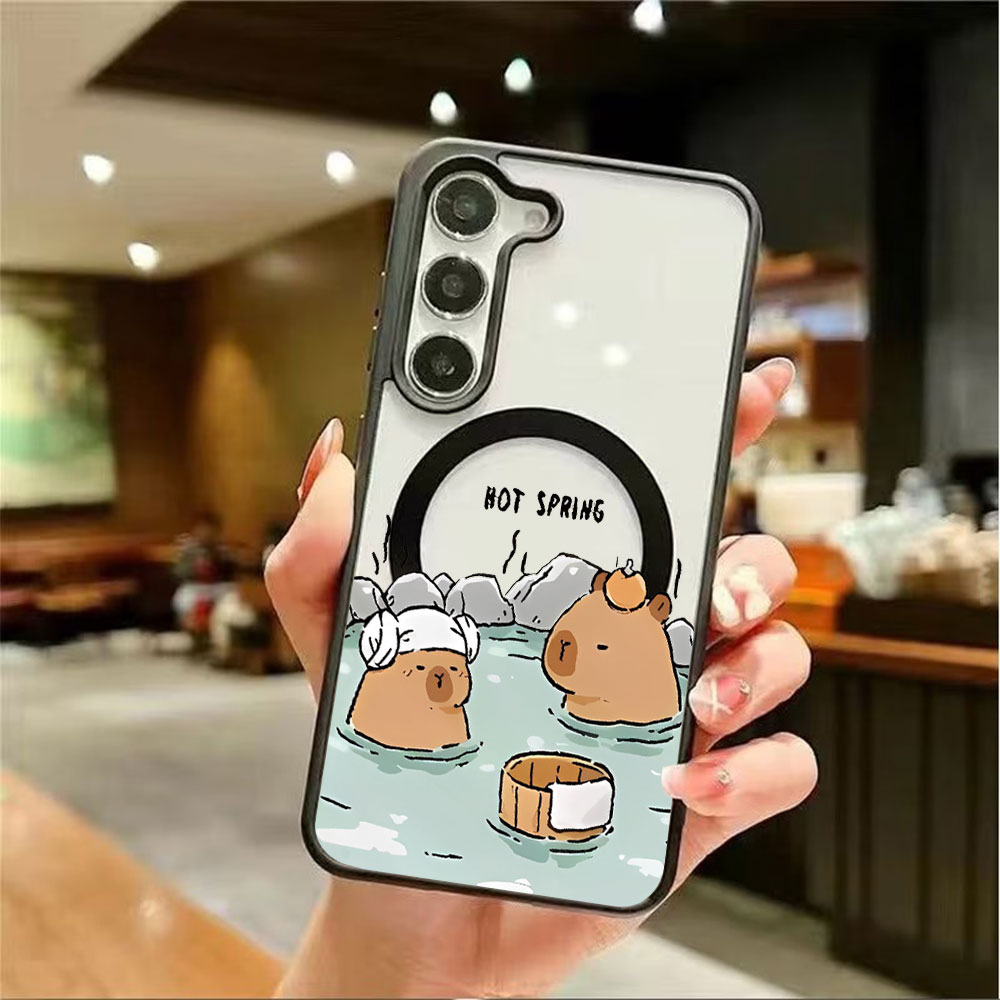 Color Transparent Magnetic Pho - огляд і ціна Phone Cases For Samsung Galaxy