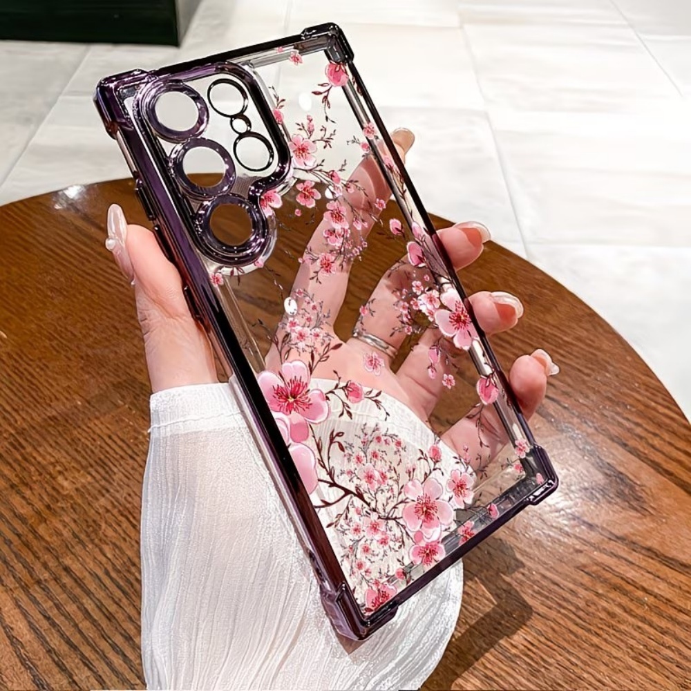 Cherry Blossom Electroplated F - огляд і ціна Phone Cases Samsung S24
