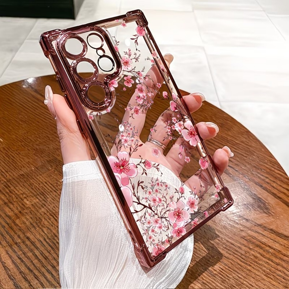 Cherry Blossom Electroplated F - огляд і ціна Phone Cases Samsung S24