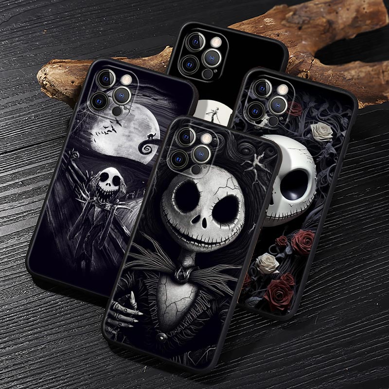 Jack Skellington Black Art Dis - огляд і ціна Phone Cases Disney
