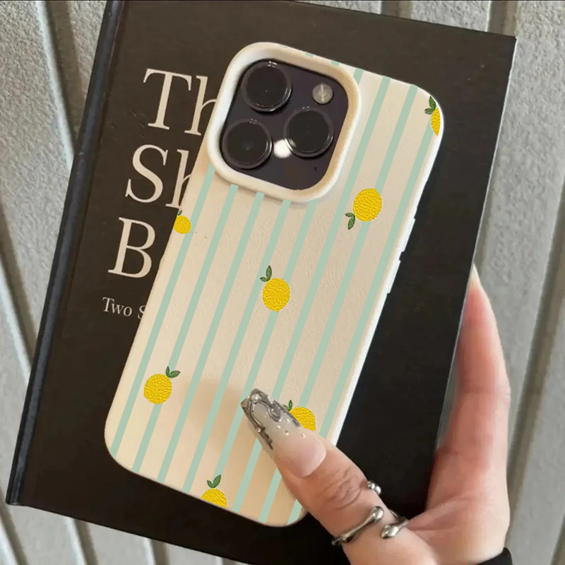 Shockproof Cute Lemon Pattern  - огляд і ціна Phone Cases Luxury