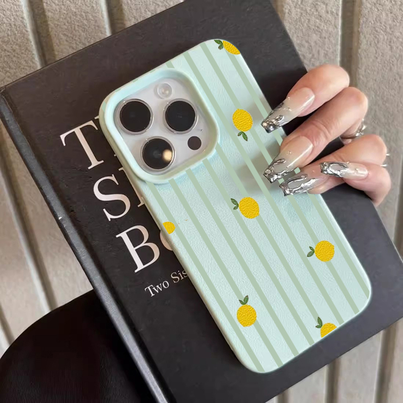 Shockproof Cute Lemon Pattern  - огляд і ціна Phone Cases Luxury