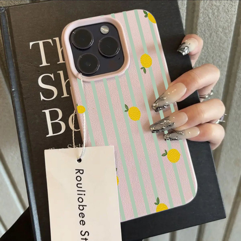 Shockproof Cute Lemon Pattern  - огляд і ціна Phone Cases Luxury