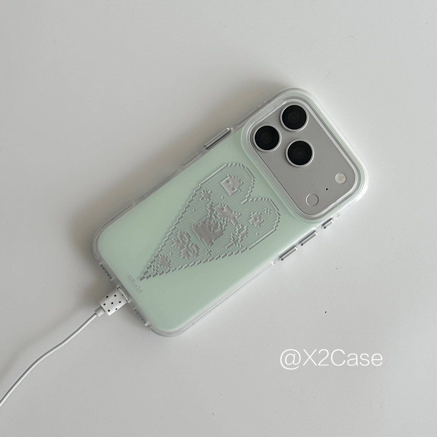 Korean Ins niche green love pi - огляд і ціна Phone Cases Green
