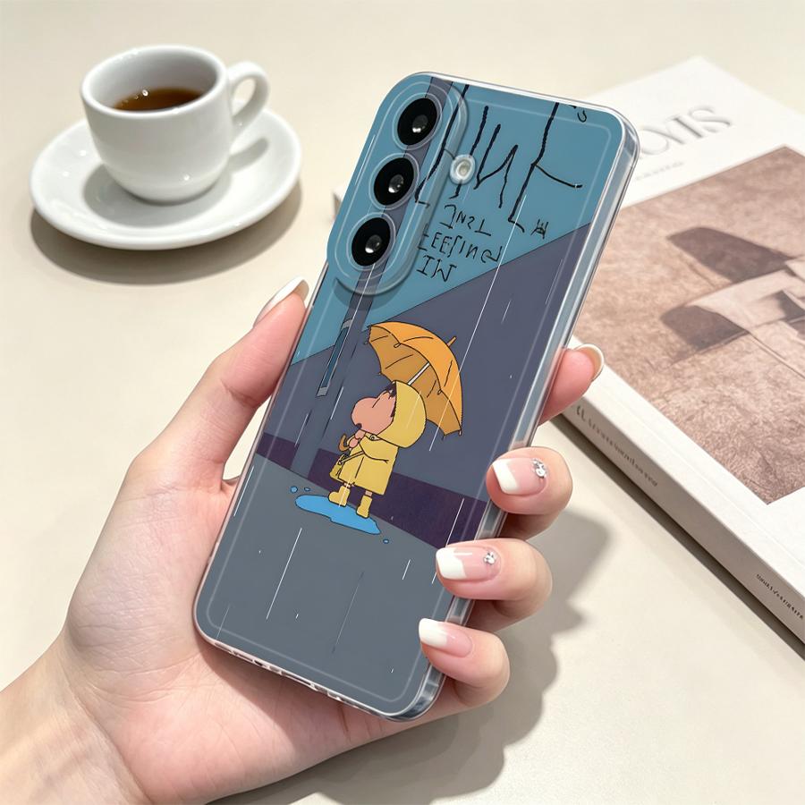 Yellow Umbrella Boy Phone Cove - огляд і ціна Phone Cases For Samsung Galaxy